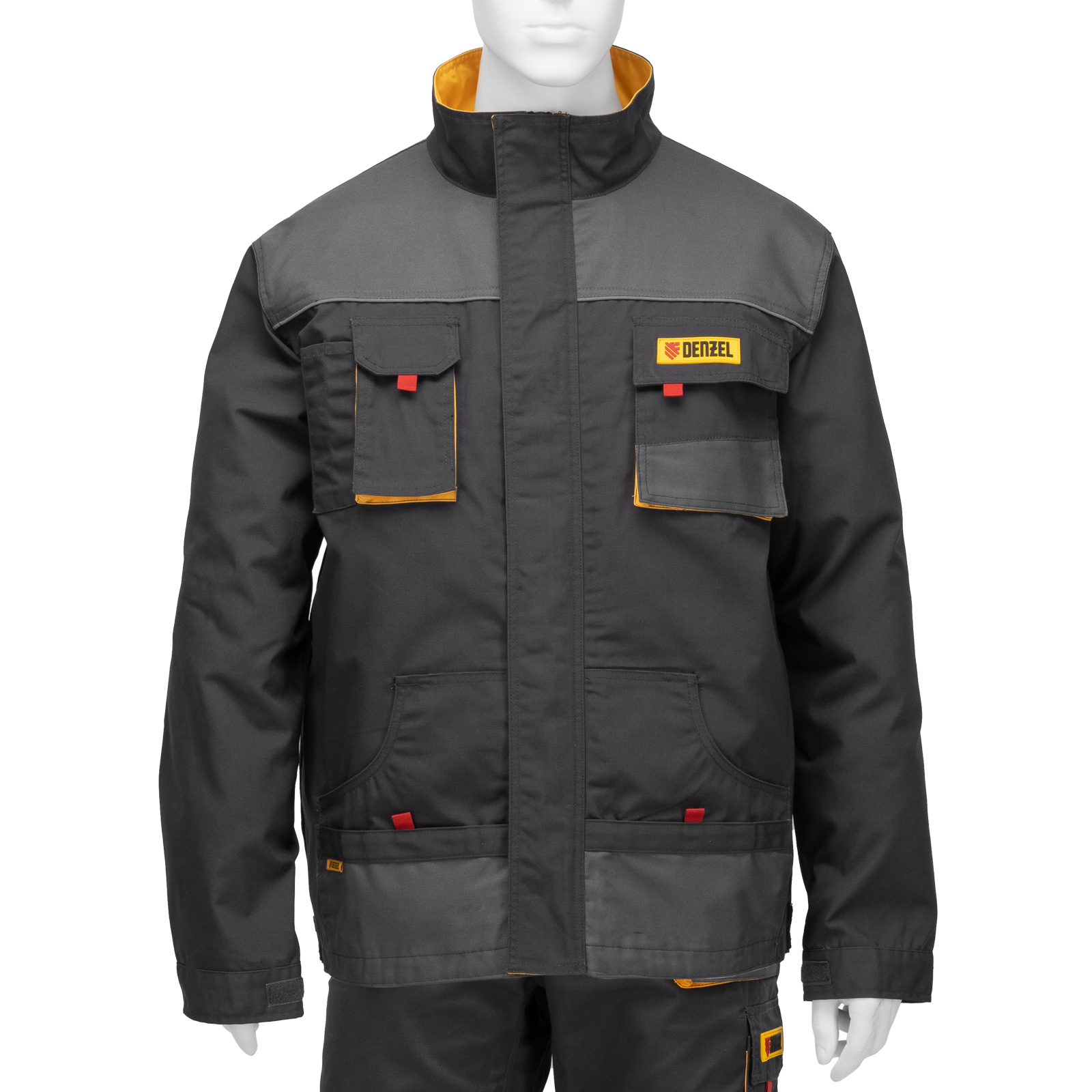 Куртка профессиональная рабочая, 65% полиэстер 35% хлопок, L Denzel