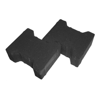 Тротуарная плитка Катушка 80 мм черный