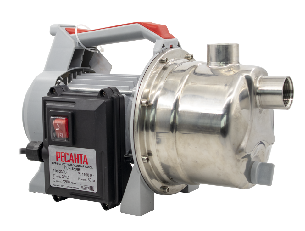Поверхностный насос Ресанта ПСН-4200Н 77/4/1