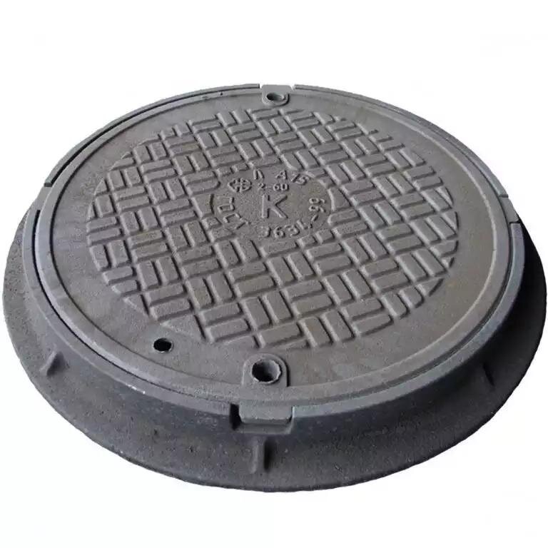 Люк чугунный круглый Легкий до 3т Л( А15 )-55