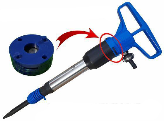 Молоток отбойный пневматический МОП-4МП двойная рукоятка (ТЗК)