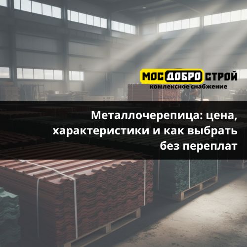 Металлочерепица: цена, характеристики и как выбрать без переплат