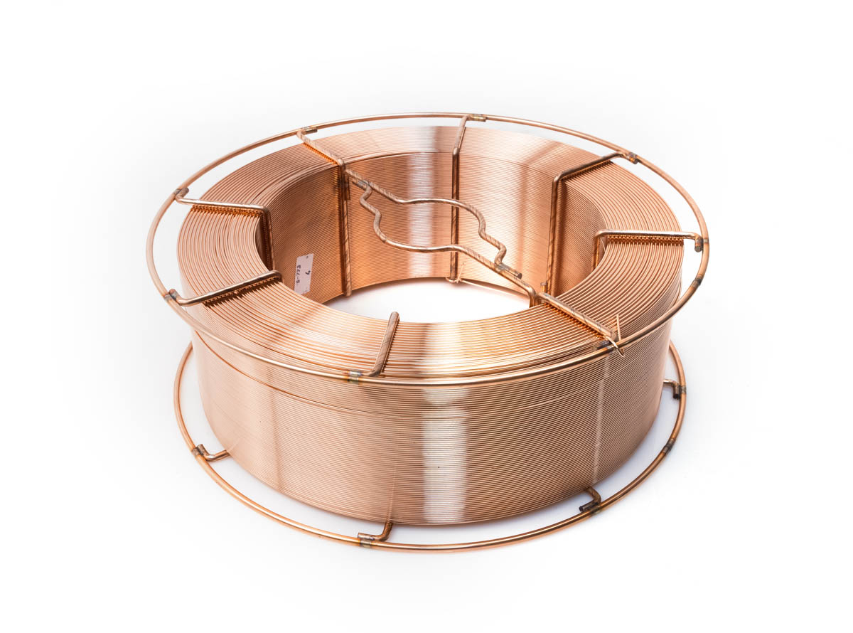 КЕДР Проволока омедненная КЕДР Св-08Г2С-О Ø 1,2 мм (каркас кат. 18 кг)