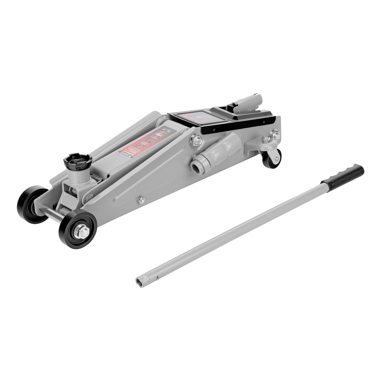 Домкрат гидравлический подкатной, 3 т, h подъема 150-530 мм Matrix