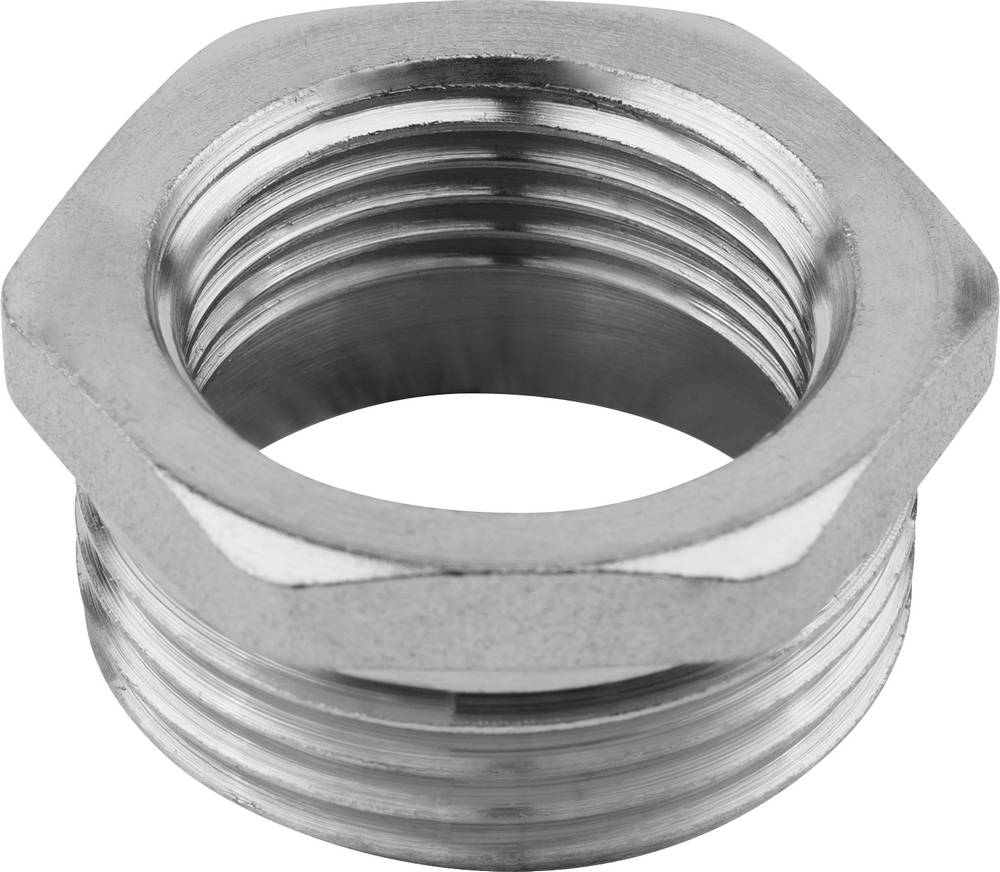 Футорка ЗУБР ″ЭКСПЕРТ″, никелированная латунь, 1″ х 3/4″