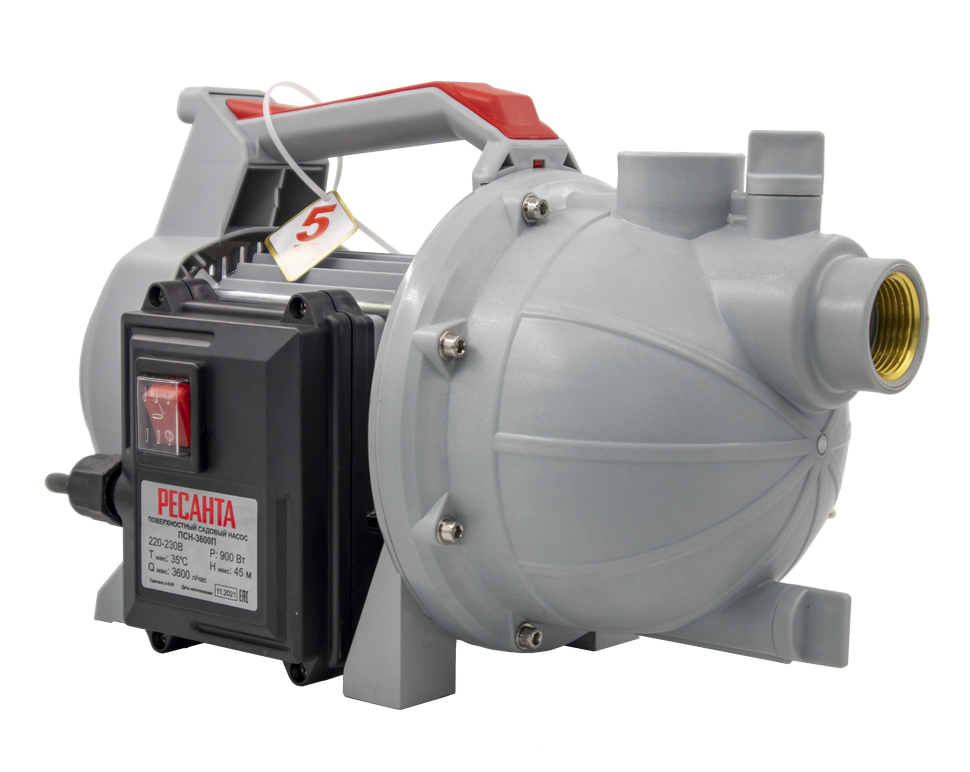 Поверхностный насос Ресанта ПСН-3600П 77/4/4
