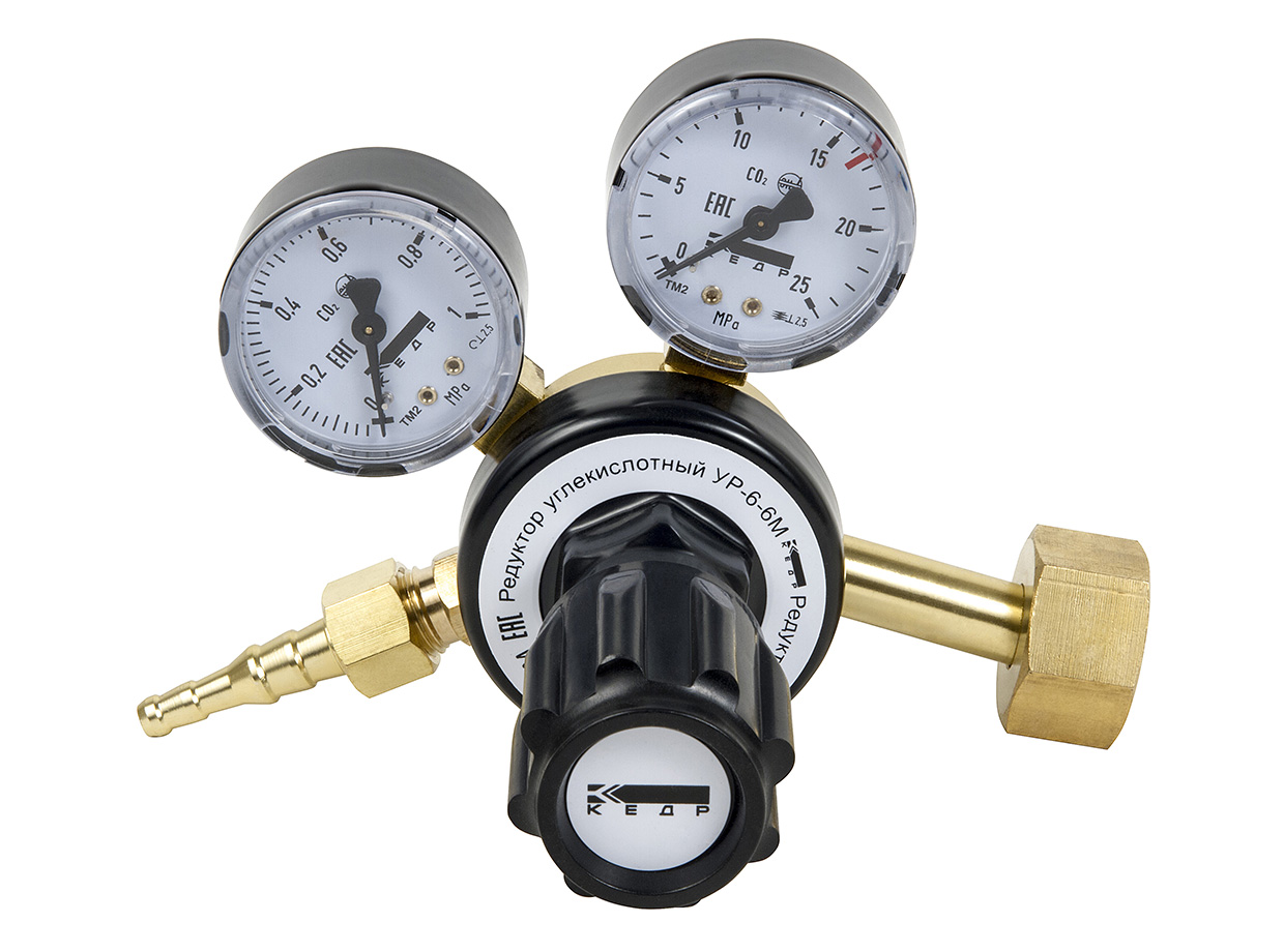 КЕДР Редуктор углекислотный КЕДР УР-6-6М (12 шт. в упаковке)