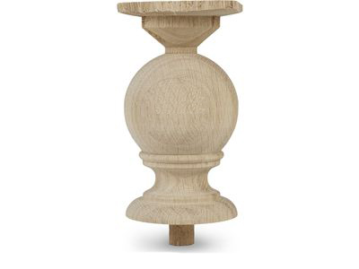 Шар из массива дуба d-90 мм