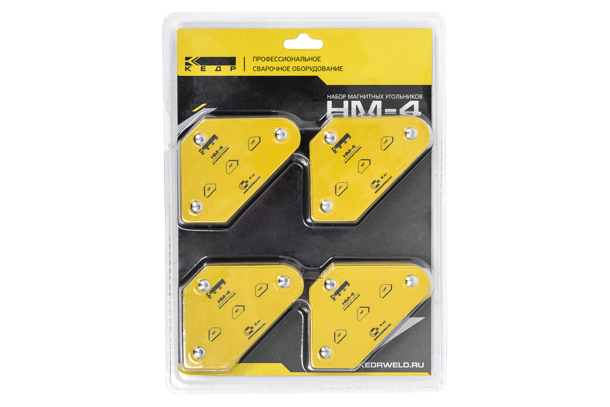 КЕДР Набор магнитных угольников КЕДР НМ-4