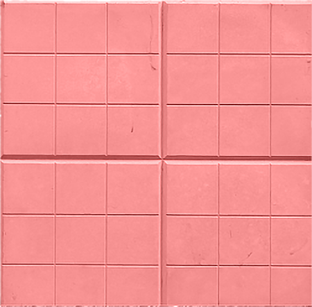 Тротуарная плитка Сетка 350х350х50 красная
