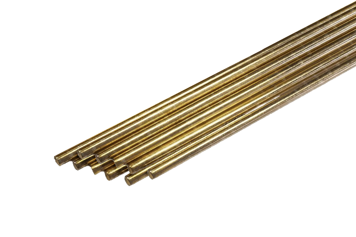 КЕДР Прутки сварочные латунные КЕДР CuZn 40 Ø 2,0 мм (1000 мм, пачка 10 шт.)