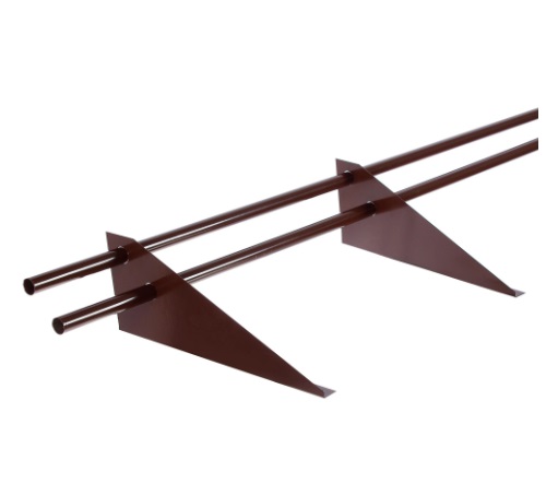 Снегозадержатель трубчатый универсальный 3 м цвет коричневый