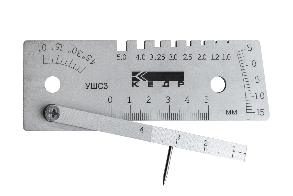 КЕДР Шаблон сварщика  КЕДР УШС-3 с калибровкой