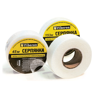 Сетка строительная самоклеящаяся X-Glass 150мм 20м (серпянка)