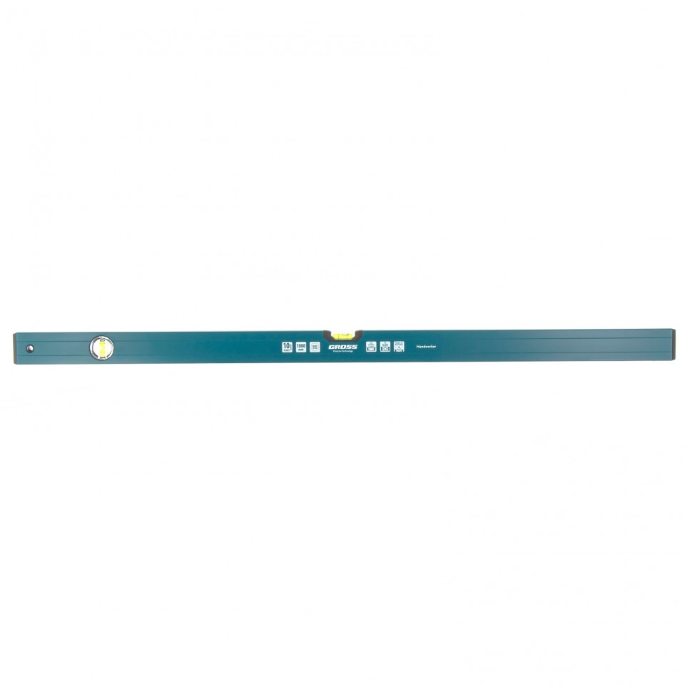 Уровень алюминиевый, 1500 мм, 2 глазка, HanD Werker Gross