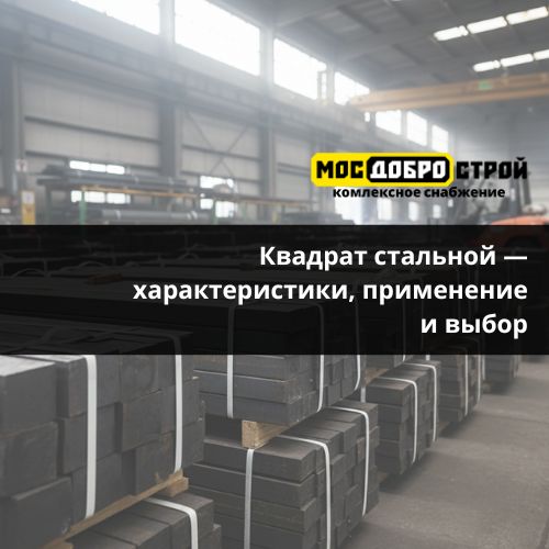 Квадрат стальной — характеристики, применение и выбор