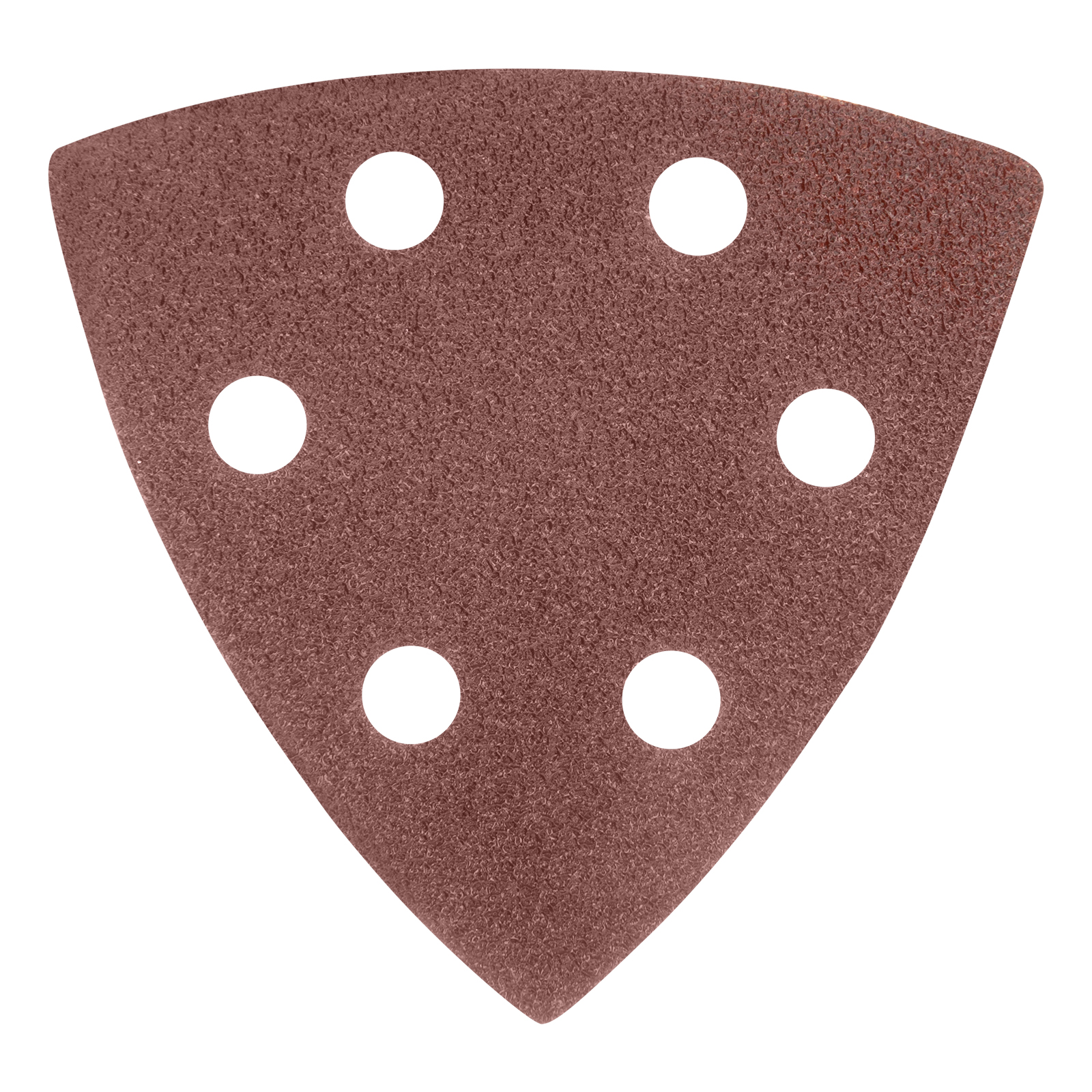 Треугольник абразивный на ворсовой подложке под "липучку", перфорированный, P 40, 93 мм, 5 шт Matrix