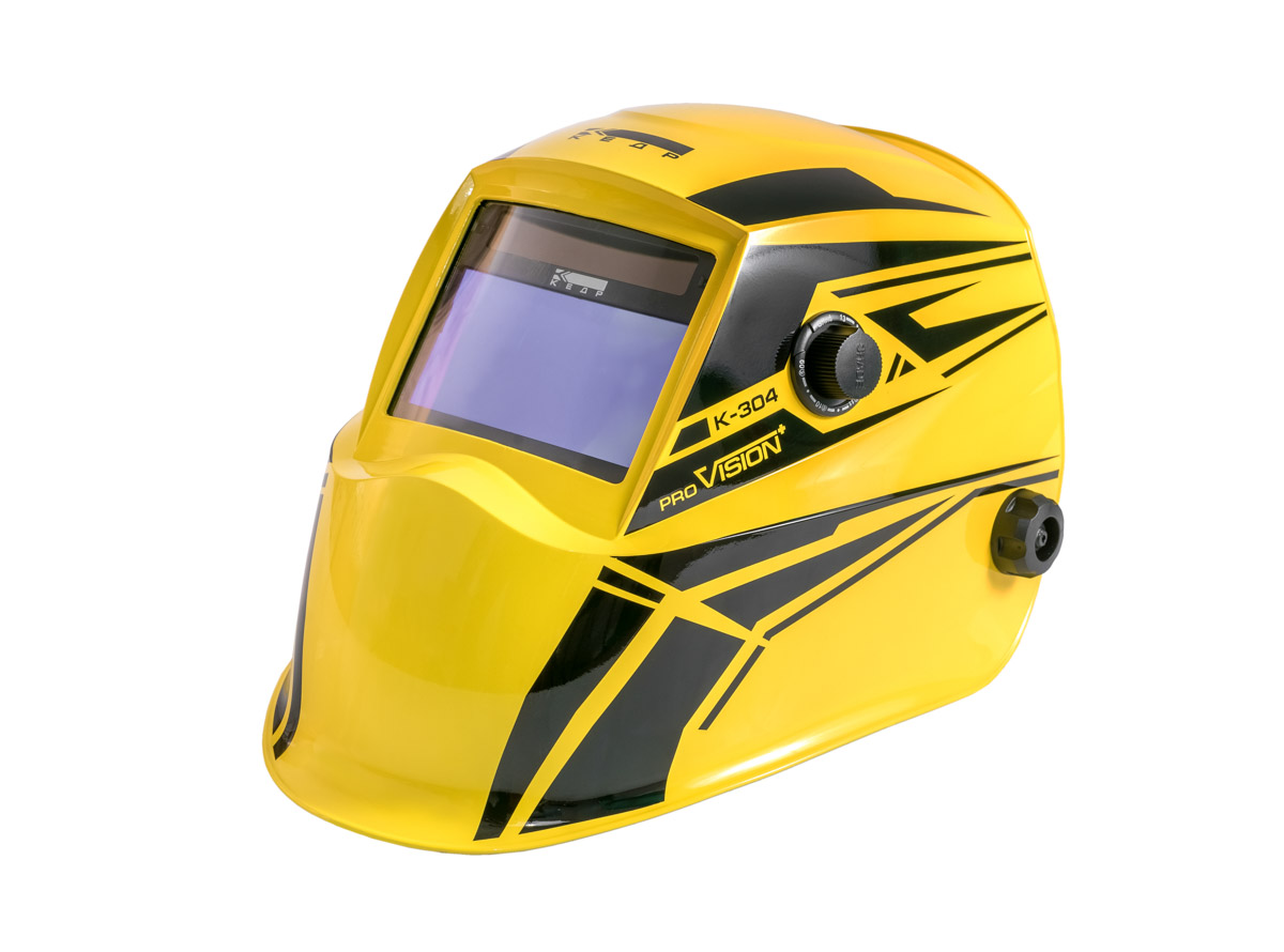 КЕДР Маска сварщика   КЕДР (В РАЗОБР.ВИДЕ) "К-304 PRO", жёлтая