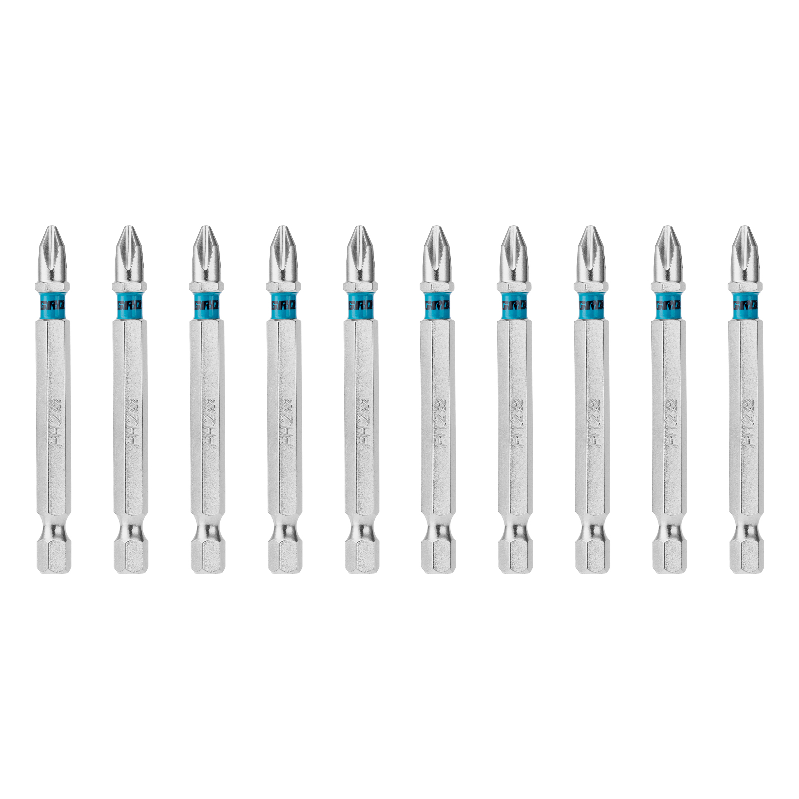 Бита PH2х70мм, сталь S2, шестигр., 10 шт. Gross