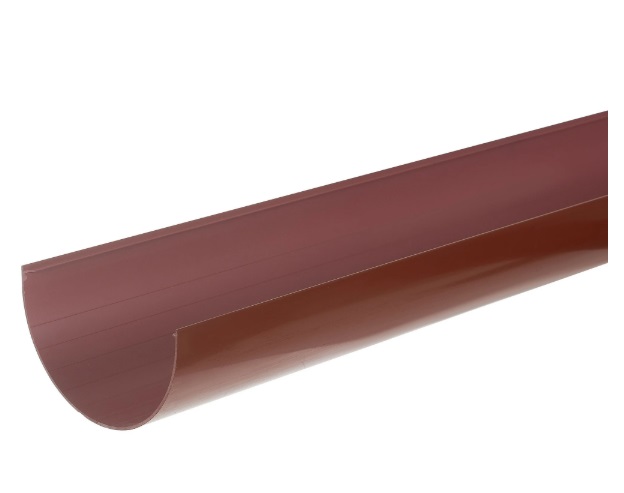 Желоб водосточный 3 м 125 мм цвет красный