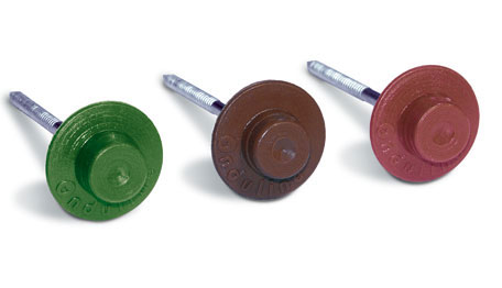 Гвозди для Ондулина цвет красный 3.55 мм,  100 шт.