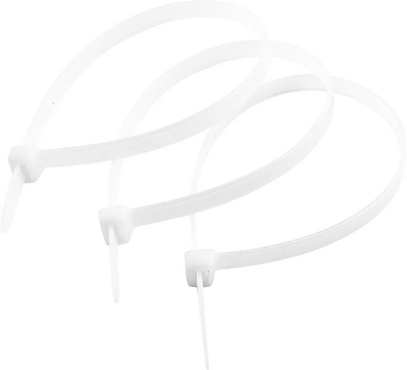 Стяжки кабельные нейлоновые белые 2.5х150 мм 100 шт КС-Б1 Зубр Профессионал 309010-25-150