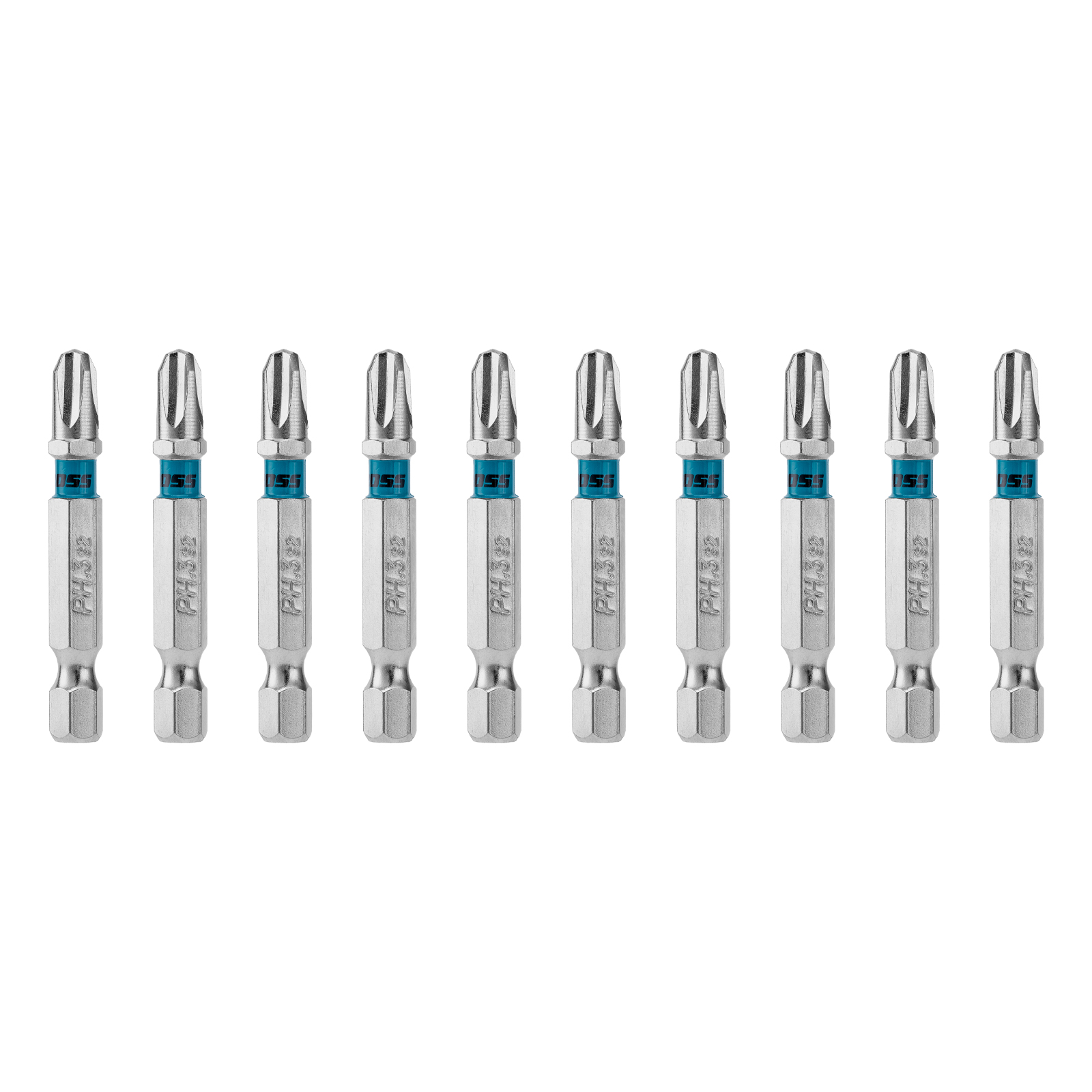 Бита PH3х50мм, сталь S2, шестигр., 10 шт. Gross