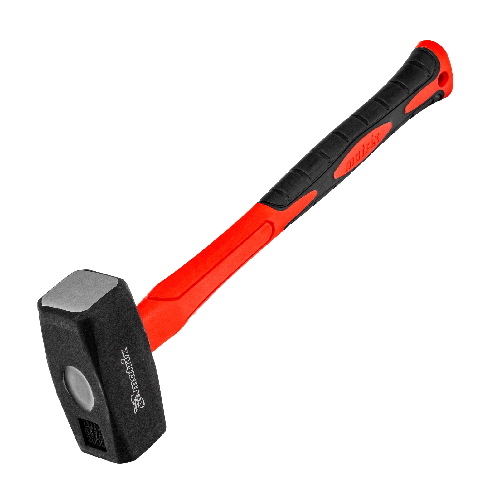 Кувалда 2 кг, фибергласовая обрезиненная рукоятка 380 мм Matrix