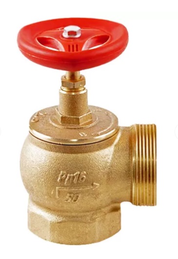 Клапан Ду-65 муфта/цапка латунь угловой 90⁰