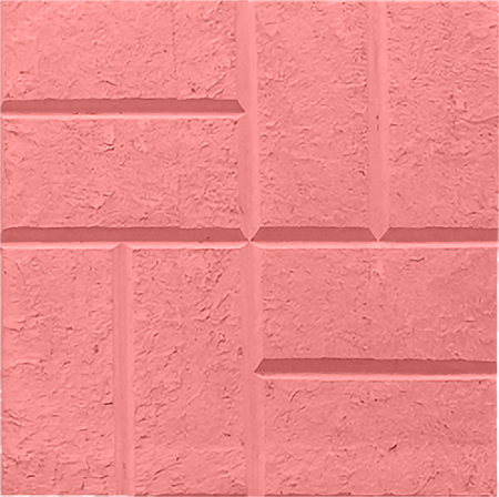 Тротуарная плитка 8 кирпичей 300х300х30 красная