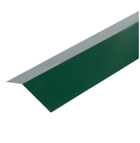 Планка карнизная с полиэстеровым покрытием 2 м цвет зелёный