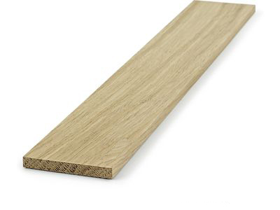 Рейка деревянная 5х50х3000 мм Дуб, АБ Сращенный