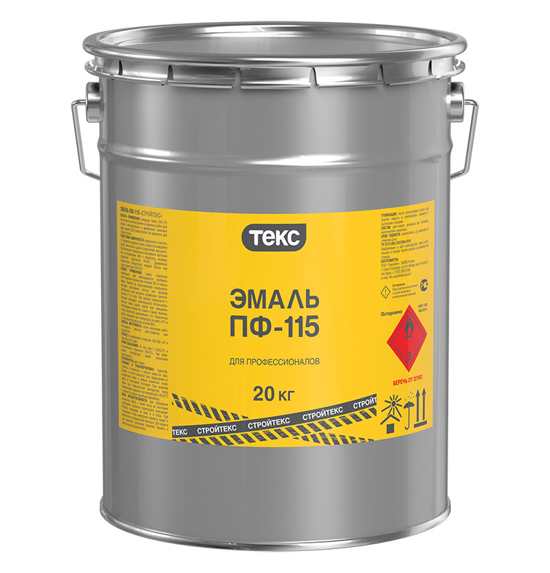 Алкидная эмаль ПФ-115 сурик 20кг