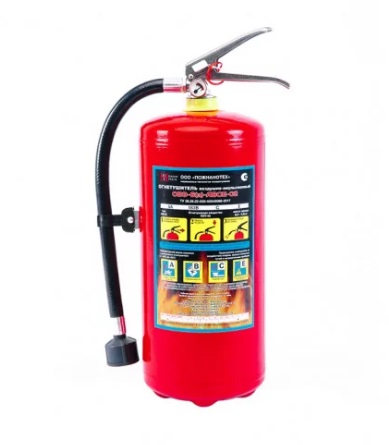Огнетушитель воздушно-эмульсионный ОВЭ-6 (з) АВСЕ, летний (до +0°С)