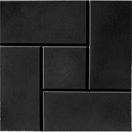 Тротуарная плитка Калифорния 300х300х30 черная