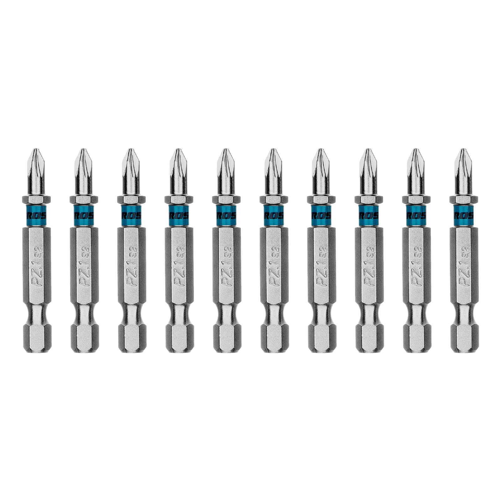 Бита PZ1х50мм, сталь S2, шестигр., 10 шт. Gross