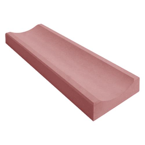 Водосток бетонный тротуарный 500х160х50 красный