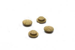 Заглушка деревянная Дуб d-10х15 мм. 10 шт/упак.