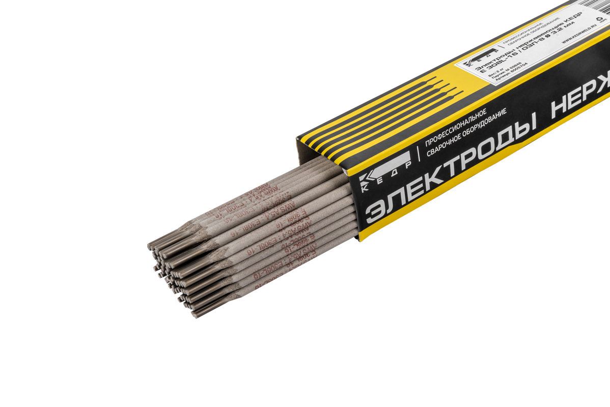 КЕДР Электроды КЕДР E 308L-16 / ОЗЛ-8 Ø 3,2 мм (пачка 2 кг)