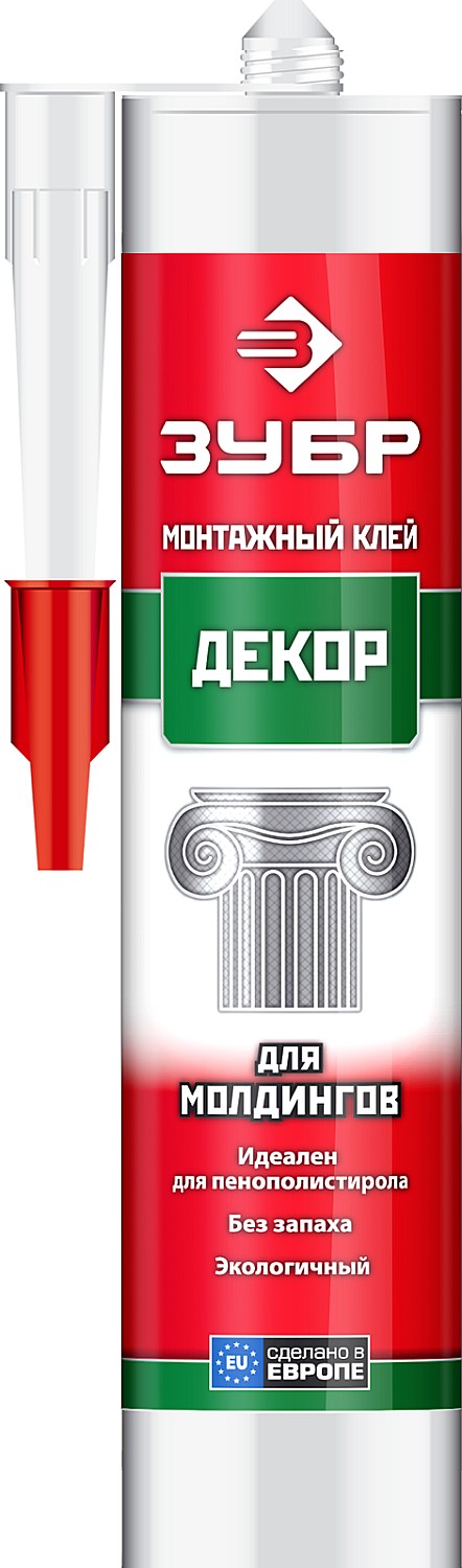 Клей монтажный ЗУБР, для молдингов, 300мл