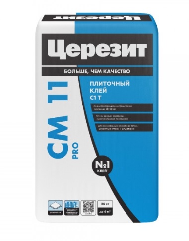 Клей для плитки Ceresit CM 16 Flex 25 кг эластичный