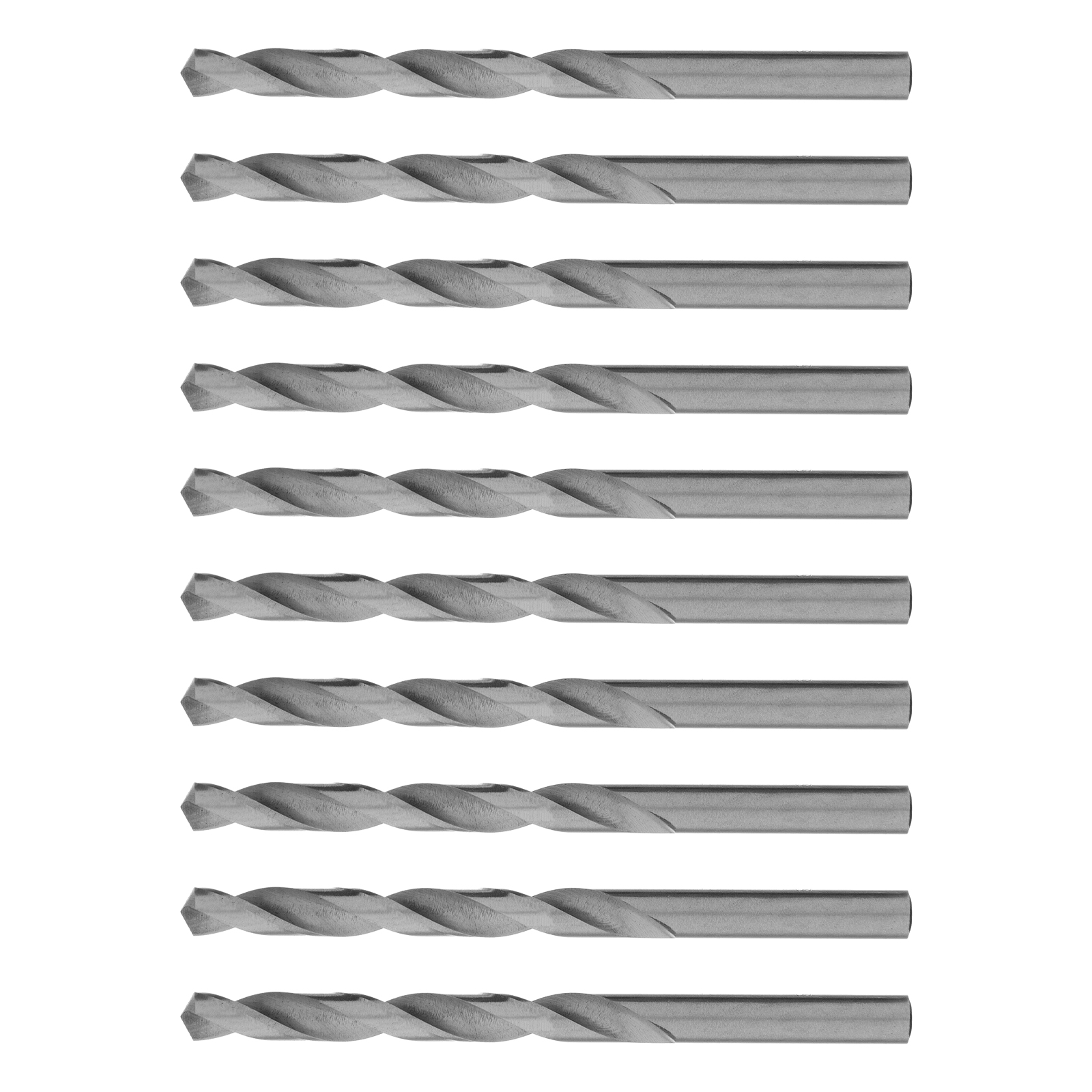 Сверло по металлу, 8 мм, полированное, HSS, 10 шт, цилиндрический хвостовик Matrix