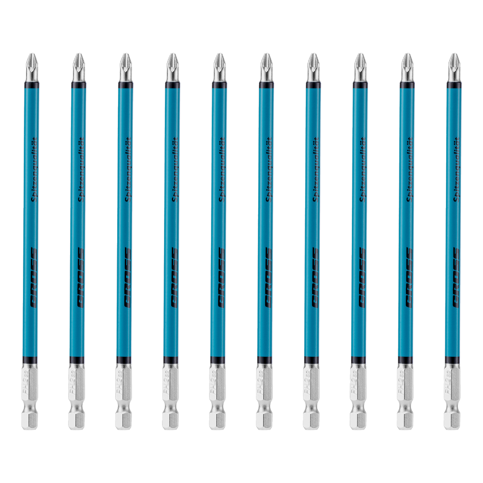 Бита PH2х150мм, сталь S2, кругл., 10 шт. Gross