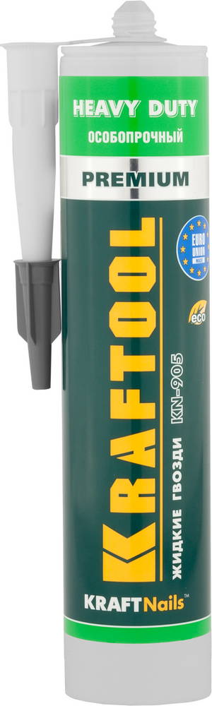 Клей монтажный KRAFTOOL , особопрочный, многоцелевой, без растворителей, 310мл 41348_z01