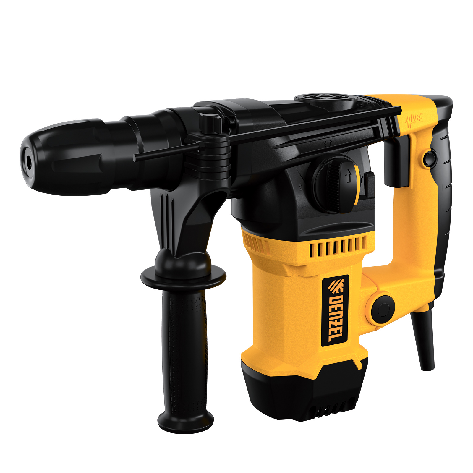 Перфоратор электрический RHVB-1250-32, SDS-plus, 1250 Вт, 5,5 Дж, 4 реж. Denzel