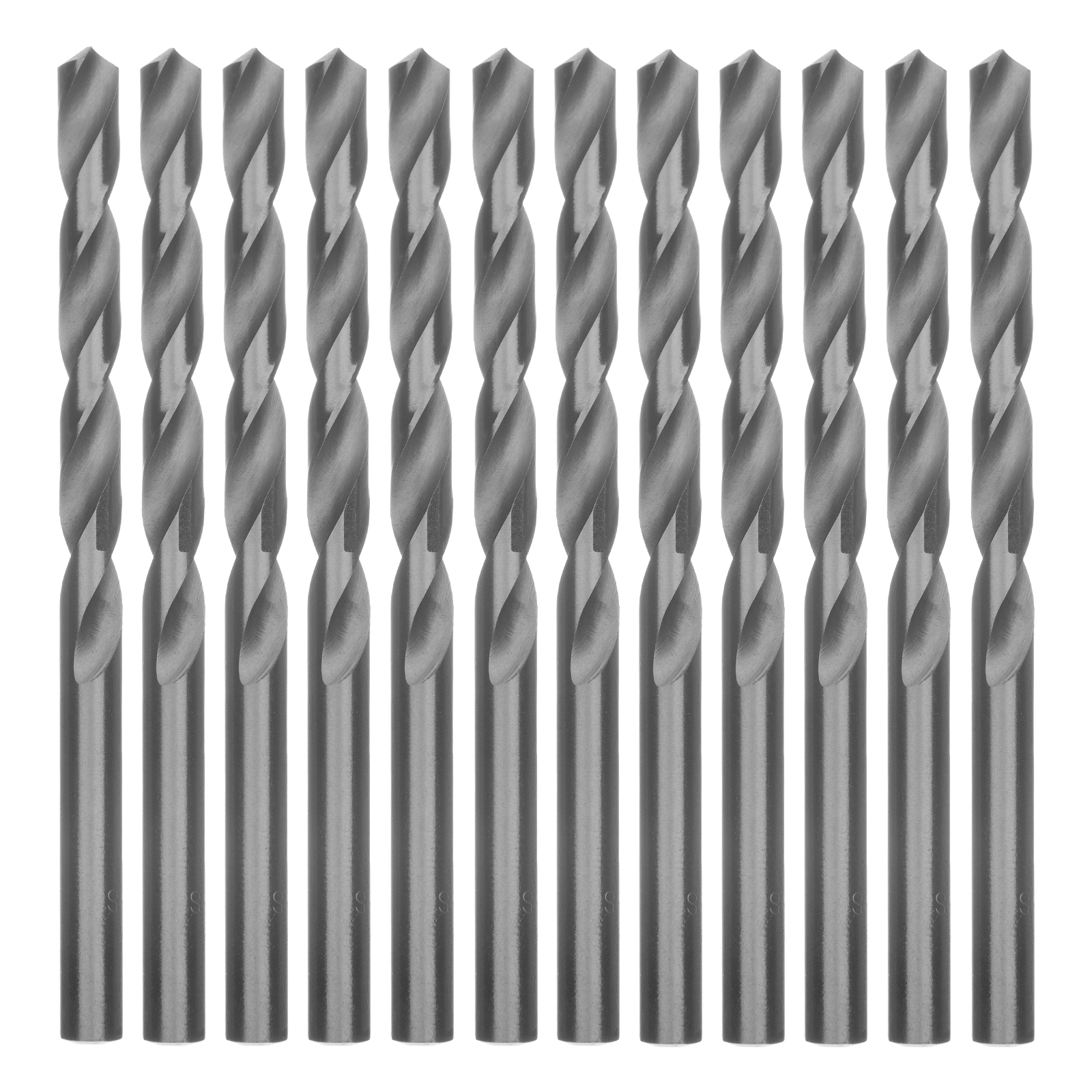 Сверло по металлу, 7 мм, полированное, HSS, 10 шт, цилиндрический хвостовик Matrix