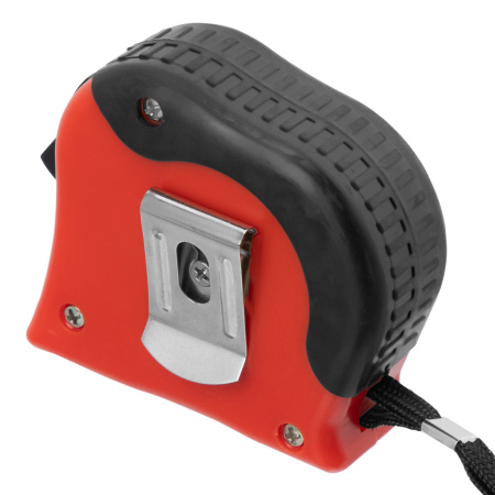 Рулетка Double fixation,5 м х 19 мм,обрезиненный корпус,двойная плавная фиксация Matrix цена