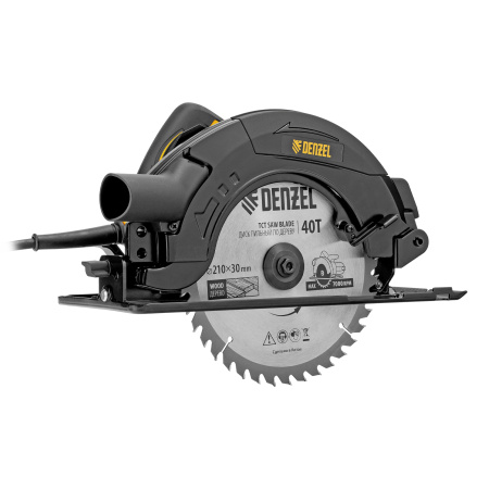 Пила циркулярная CSD-210, 1800 Вт, 210 мм Denzel