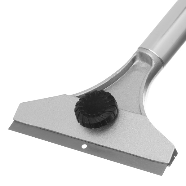 Скребок, 100 мм, фиксированное лезвие, удлиненная металлическая обрезиненная ручка Matrix