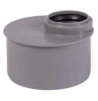 Переход эксцентрический ПП 110/50 короткий для внутренней канализации ПОЛИТЭК